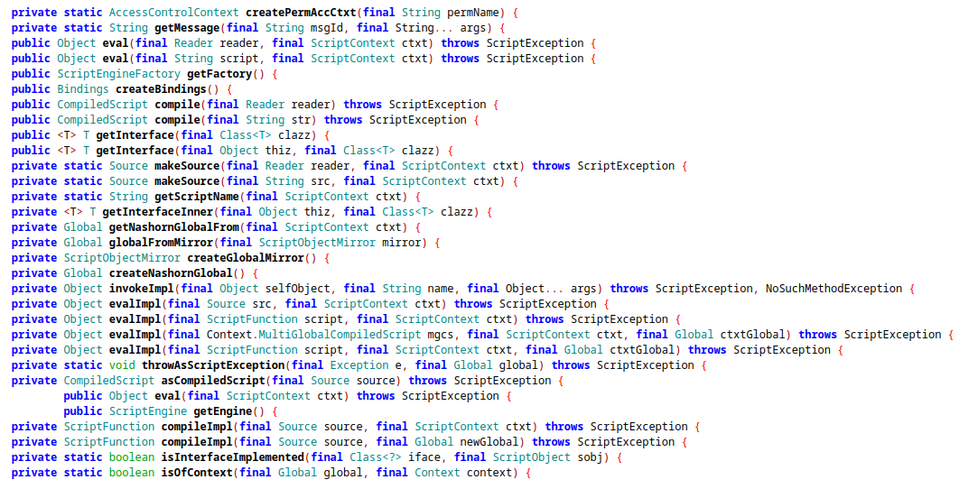 CVE-2024-20926: Security bypass leading to remote code execution on Nashorn Javascript Engine